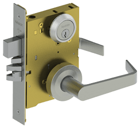 Mortise Entry Lever Set - Sectional Trim