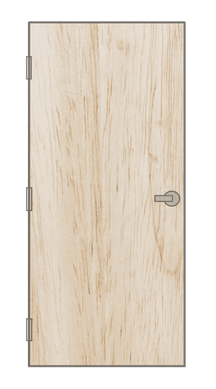 stain grade commercial wood door