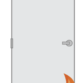 fire rated commercial metal door