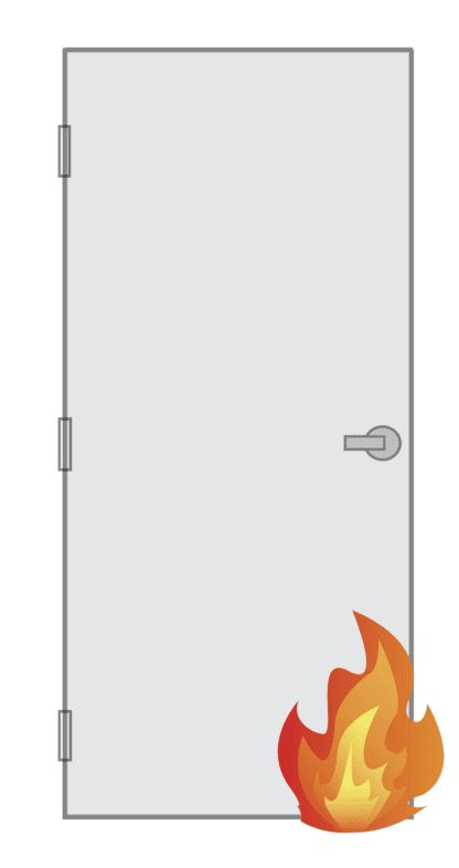 fire rated commercial metal door