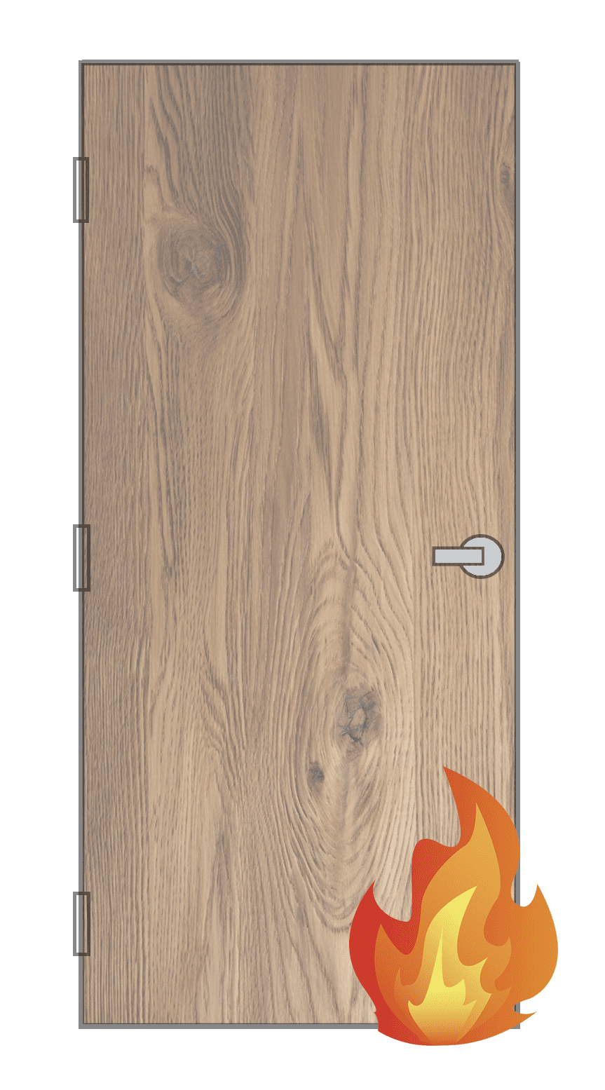 fire rated commercial wood door